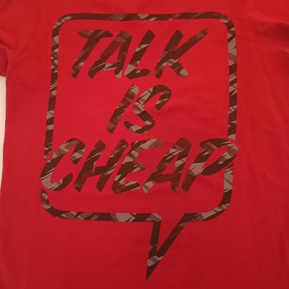 Talk Is Cheap Adidas T Shirt - Picture 5 of 7